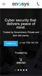 Mobile Screenshot of enosys.com.au